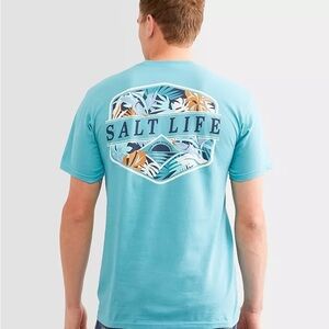 Salt Life Men's Teal Graphic Tee